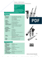 2200 Series / 2600 Series - Universal Industrial Pressure Transducers