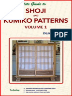 The Complete Guide To Shoji and Kumiko Patterns - Vol 1 - Desmond King