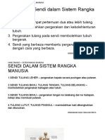 Kedudukan Sendi Dalam Sistem Rangka Manusia