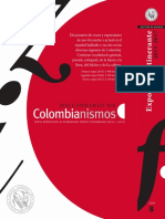 Guía de Estudio - Diccionario de Colombianismos