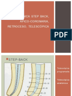 Técnica Step Back, Ápico-Coronaria, Retroceso