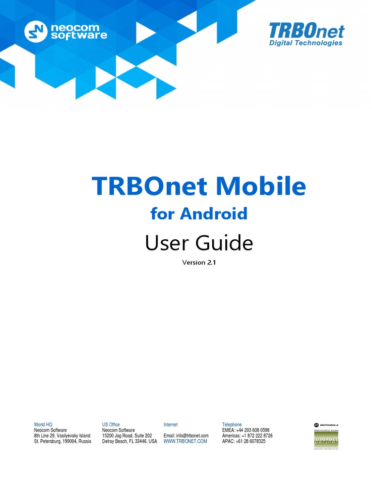 Trbonet Mobile: User Guide | PDF | Mobile Phones | Session Initiation ...