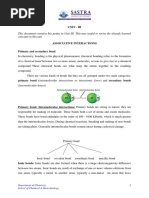 ASSOCIATIVE INTERACTIONS SASTRA University First Year