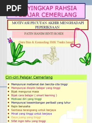 Menyingkap Rahsia Pelajar Cemerlang 2 Pdf