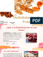 Deshidratación de Frutas
