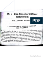 M1 Sumner W. Case For Ethical Relativism