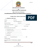 Work Study Application Form A. Personal Details