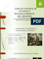 Nulidad Restablecimiento Del Derecho