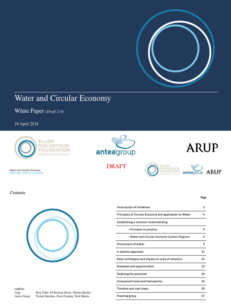 Water Management in Circular Economy | PDF | Sewage Treatment | Water ...