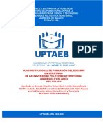 PIF UPTELAEB-Formacion Docente