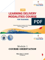 LDM Module 1 - Lesson 1 (Course Overview)
