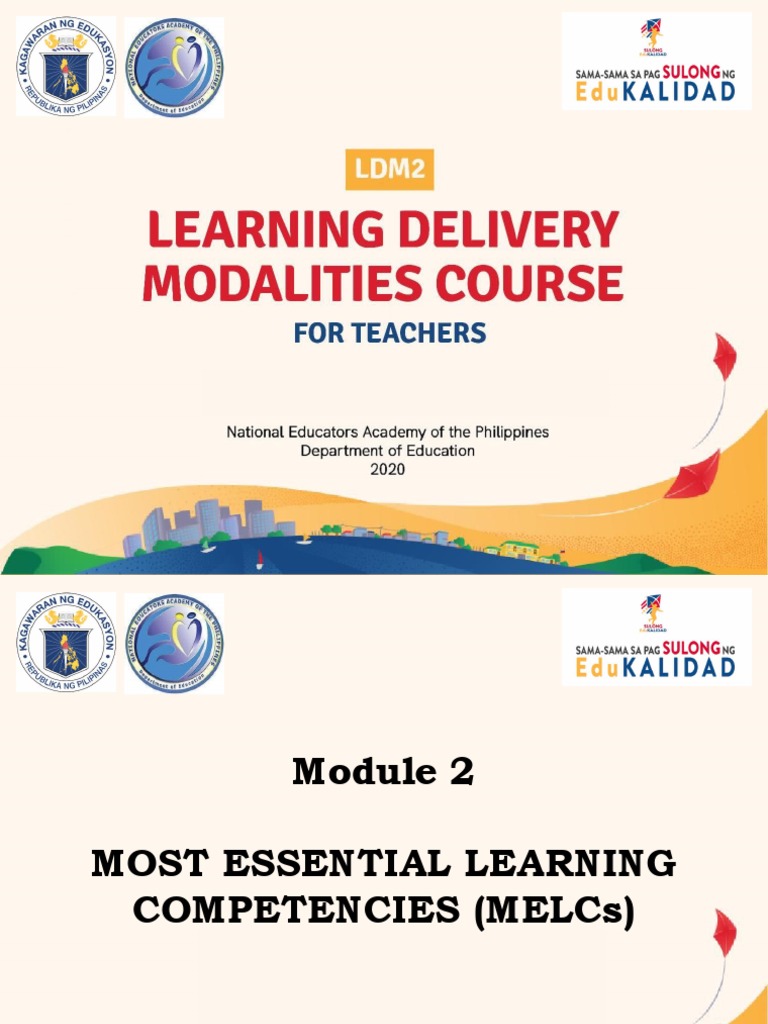 LDM Module 2 Lesson 2 (Unpacking of MELC) PDF Curriculum