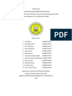 Makalah Standar Pelayanan Minimal Puskesmas Kel 1 Revisi 1 (Sultonnur)