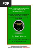 How To Become A Secured Party Creditor in 19 Minutes