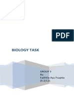 Biology Task: Group 3 By: Fadhilla Ayu Puspita (X-2/13)