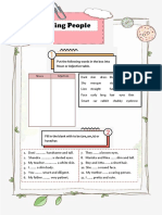 Describing People's Appearance and Traits