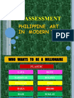 Pre – Assessment Arts