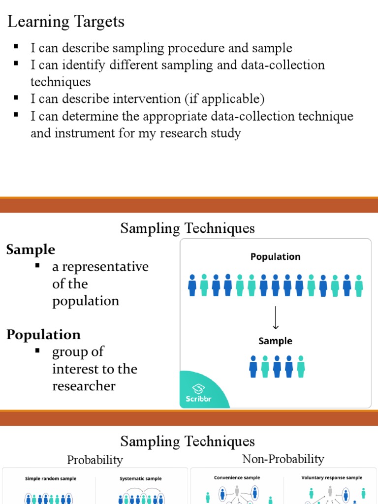 Understanding Sampling and Data Collection Techniques | PDF | Level Of ...