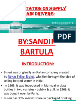 Presentation On Supply Chain Drivers:: By:Sandip Bartula