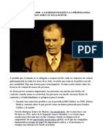 Aldous Huxley en 1958 La farmacologia y la propaganda