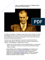 Aldous Huxley en 1958 La Farmacologia y La Propaganda