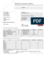 Format Lamaran Kerja