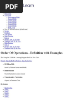 What Is Order of Operations - Definition, Facts & Example