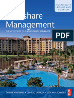 Timeshare Management The Key Issues For Hospitality Managers (Hospitality, Leisure and Tourism)