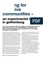 Housing For Inclusive Communities - : An Experimental Model in Gothenburg