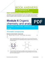 Chemistry OCR Organic Chem Analysis Workbook Answers