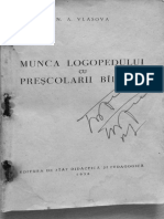 Munca Logopedului Cu Prescolarii Balbaiti - N.A.Vlasova