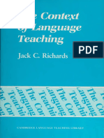 The Context of Language Teaching