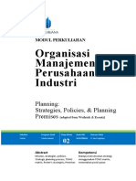 Modul Organisasi Dan Manajemen Perusahaan Industri (TM2)