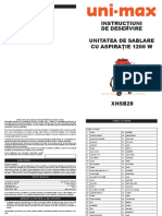 Masina de Sablare Cu Aspirator