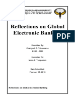 Charrysah Tabaosares - Reflections on Global Electronic Banking