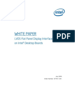 White Paper: LVDS Flat Panel Display Interface On Intel® Desktop Boards