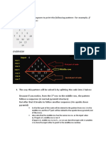 Explanation of Sequential Diamond Pattern