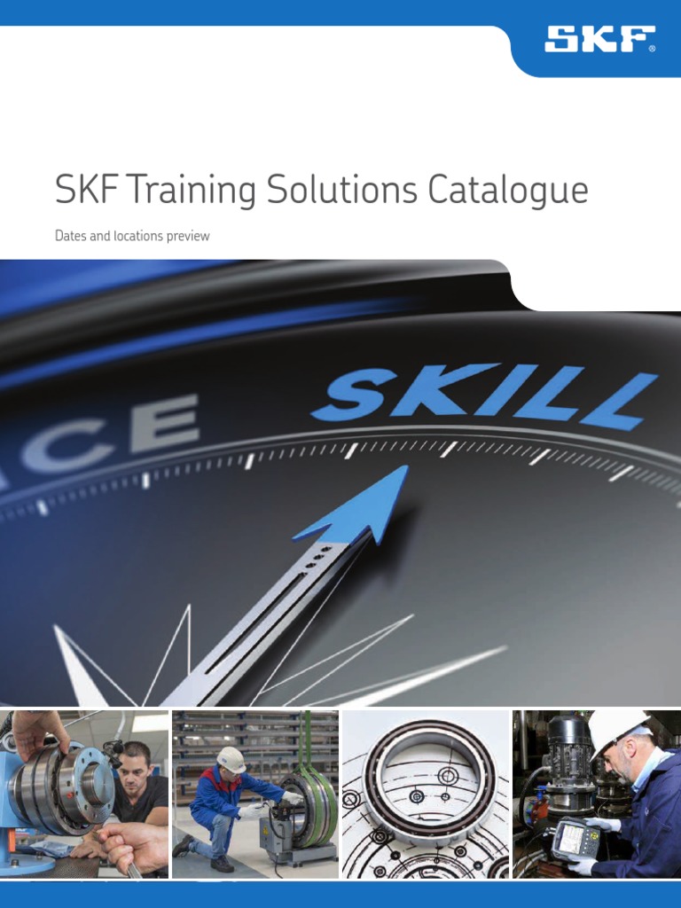 SKF Training Solutions Catalogue Dates and Locations Preview PDF
