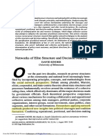 (1993) KNOKE, D. Networks of Elite Structure and Decision Making