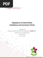 Regulationsof Internal Water Installationsand Connection