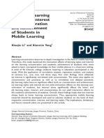 Effects of Learning Styles and Interest On Concentration and Achievement of Students in Mobile Learning