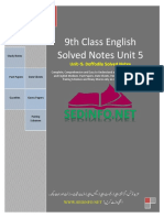 9th English Notes Unit 5 StudyNowPK.com