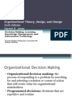 Organizational Theory, Design, and Change: Sixth Edition Gareth R. Jones