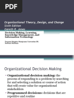 Organizational Theory, Design, and Change: Sixth Edition Gareth R. Jones