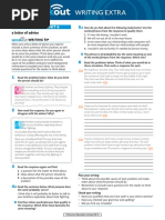 Speakout Writing Extra Intermediate Unit 6