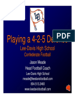 Lee-Davis HS - Playing an Attacking 425