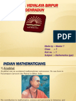 Kendriya Vidyalaya Birpur Dehradun: Made By:-Master ? Class: - ? Roll No.: - ? Subject: - Mathematics