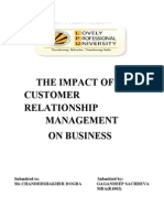 The Impact of Customer Relationship Management On Business