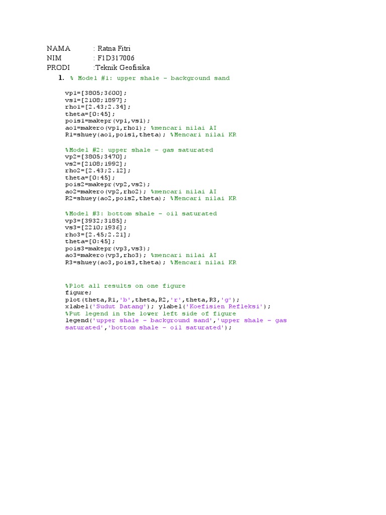 Geophysical Modeling Techniques in MATLAB | PDF | Geometry | Applied ...
