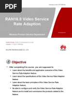 RAN16.0 Video Service Rate Adaption V2.0 - 2